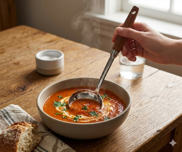 Daler Store Rustic Stainless Ladle
