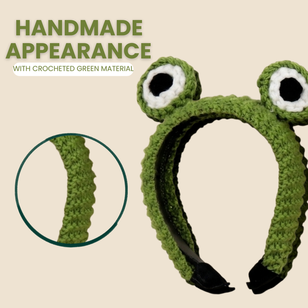 Frog-Eye Cozy Crochet Headband Set