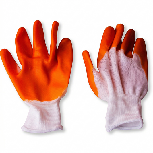 GripGuard Orange Work Gloves Pack