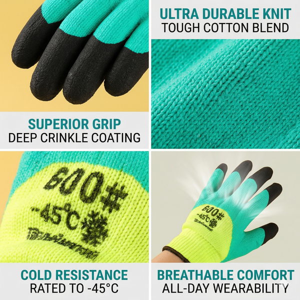 Reinforced Cold-Grip Work Gloves